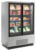 Горка морозильная Carboma FC 20-07 VL 1,0-1 версия 2.0 Standard 0300 (фронт X5L, бок металл) 0430