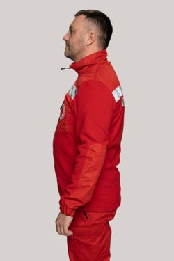 Толстовка флисовая мужская Скорая помощь Medicline цв. КРАСНЫЙ