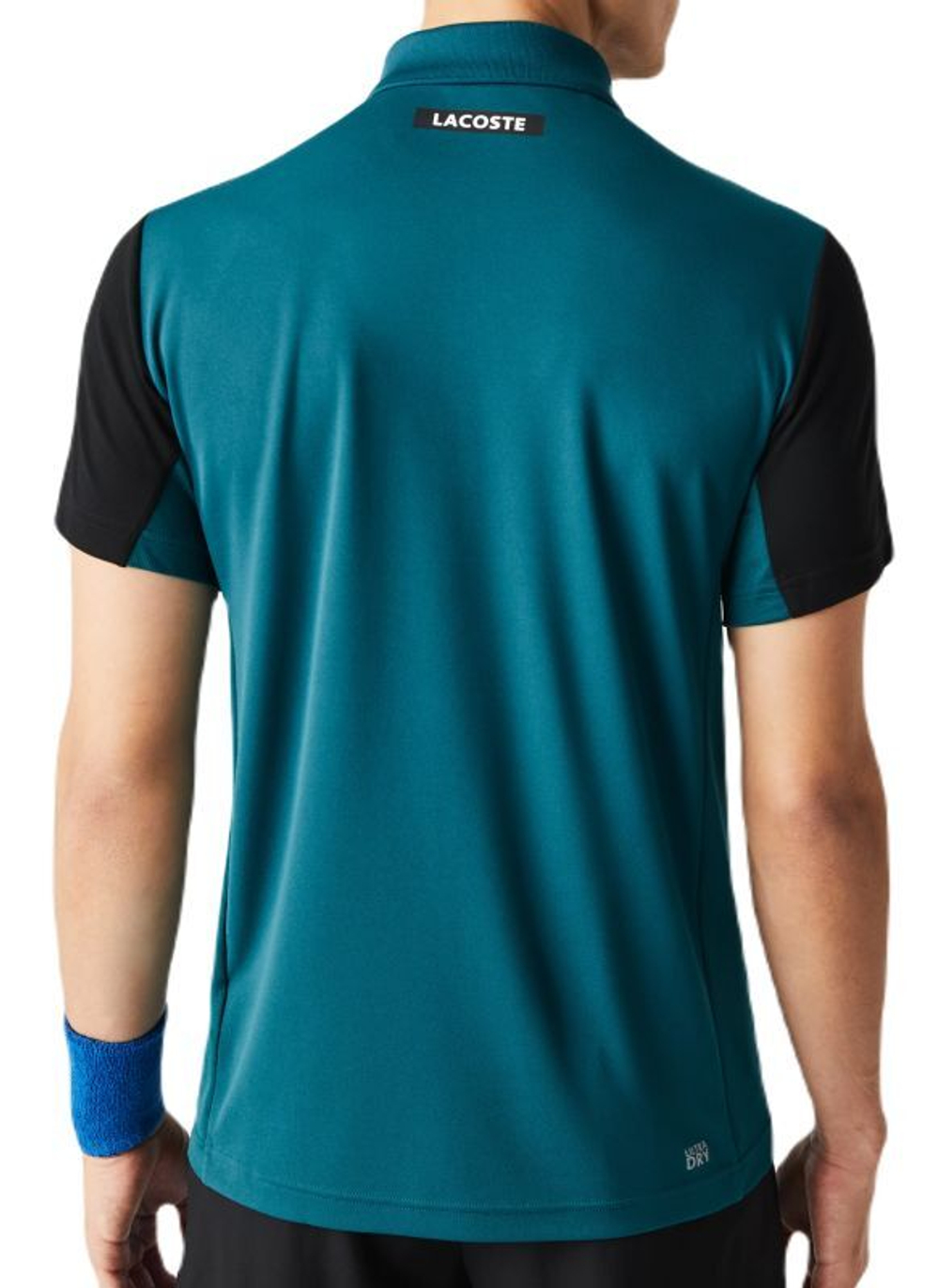 Мужское теннисное поло Lacoste SPORT Tennis Zip Polo - green/black