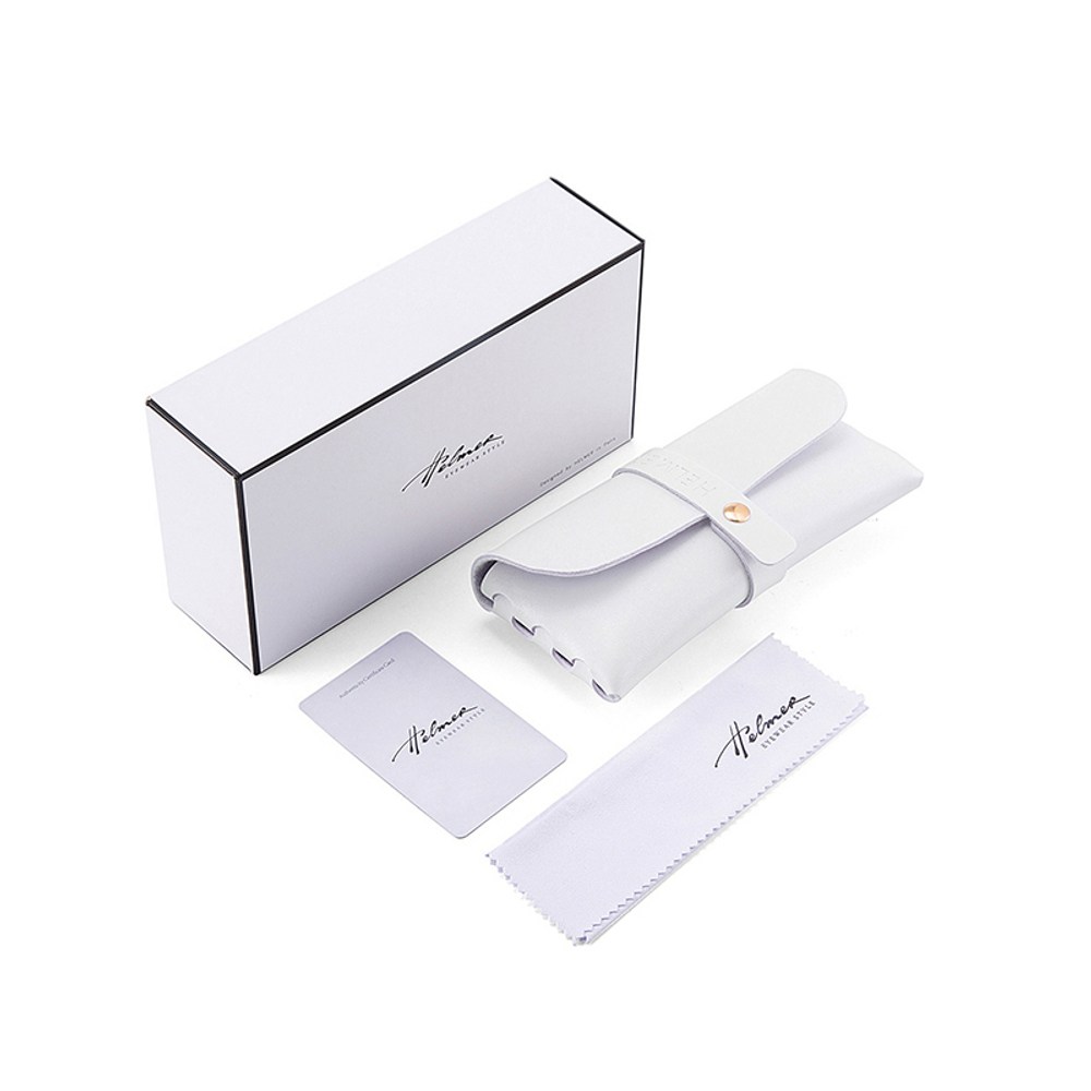 HELMER Pure Titanium Square Functional Glasses Unisex