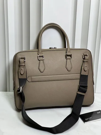 Портфель для документов MONTBLANC Sartorial бежевая