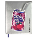 Дневник школьный с ручкой в комплекте 48л, кожзам "Вишня" (Феникс+)