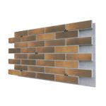 Негорючая термопанель ППС PRO BestPoint Retro Brick Curry 0,612 м², 1020x600 мм