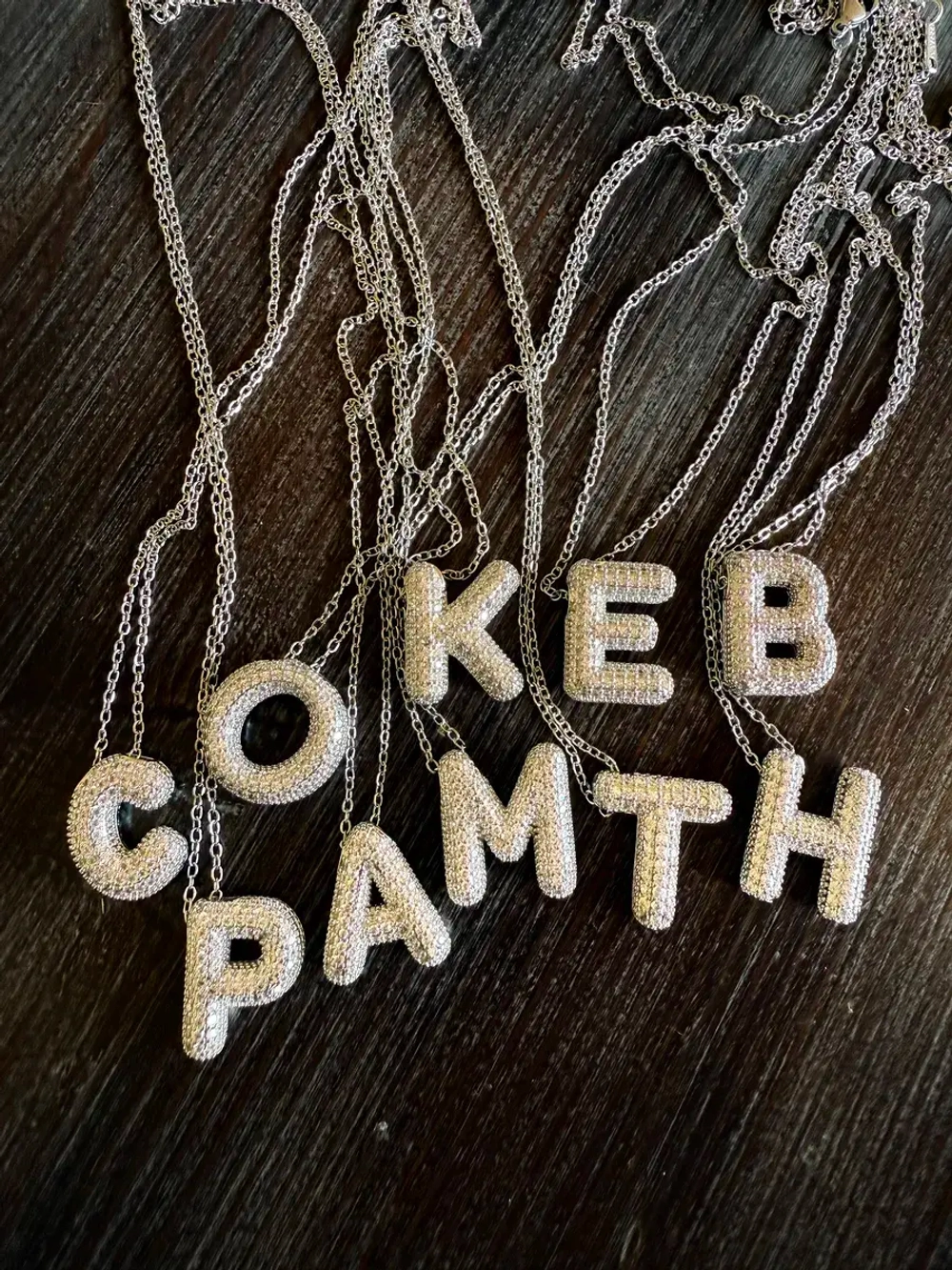 Кулон подвеска буква А