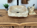 Раковина из оникса Erozy Natural EO-65760 40х40х15 из натурального камня