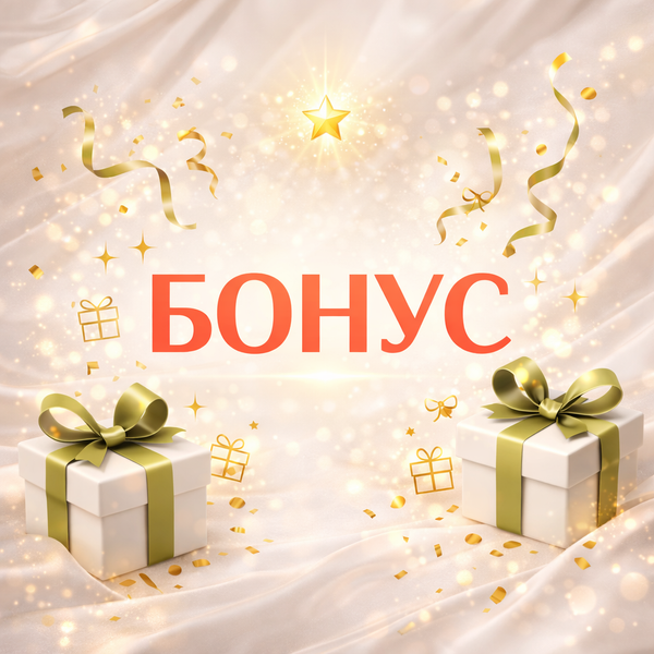 300 бонусов в подарок с первым заказом