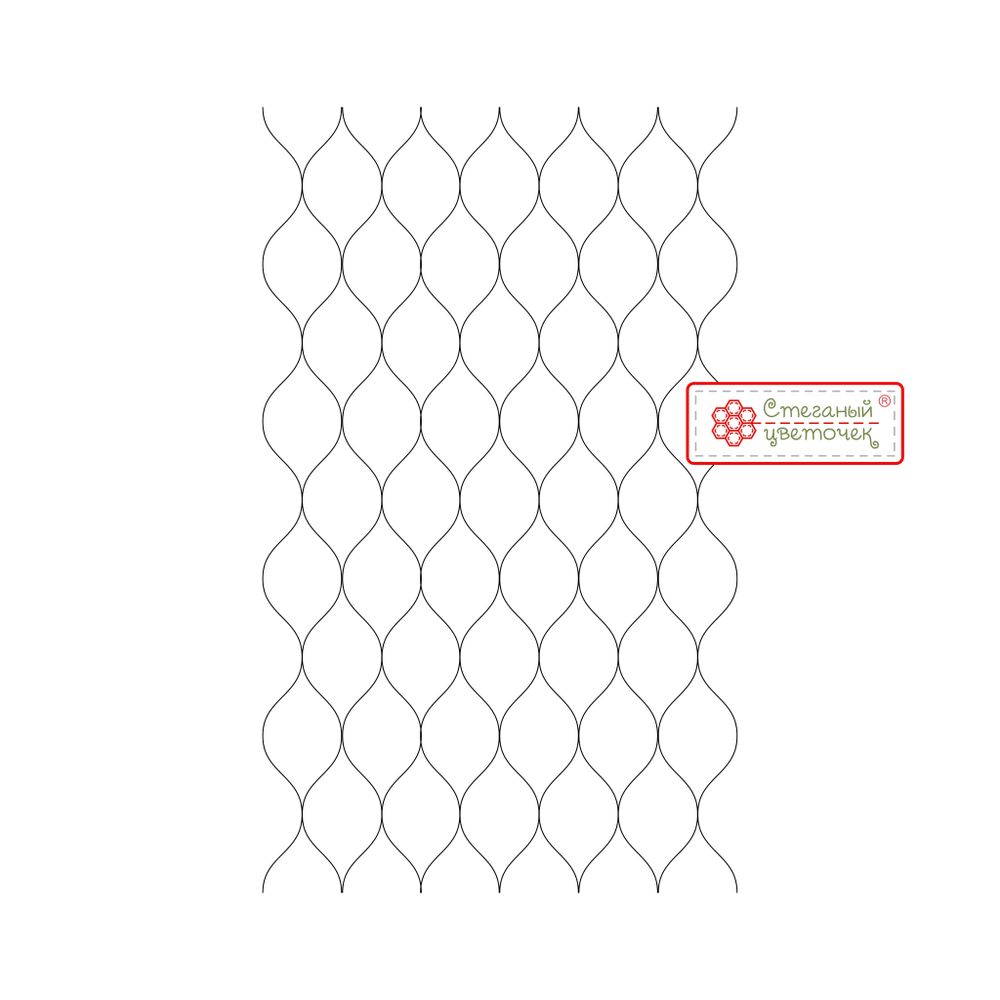 Линейка для стежки №10, 6мм (aрт. Z10)