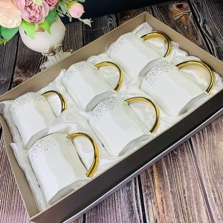 Lenardi 106-240 Набор из 6 кружек 300 мл в под.уп.(х6)Фарфор