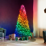 Гирлянда Twinkly Candies Candles 100 диодов, 7 мм в форме свечи, RGB, расстояние между лампами 6 см, зеленый провод, BT+WiFi, IP20, питание от USB-C