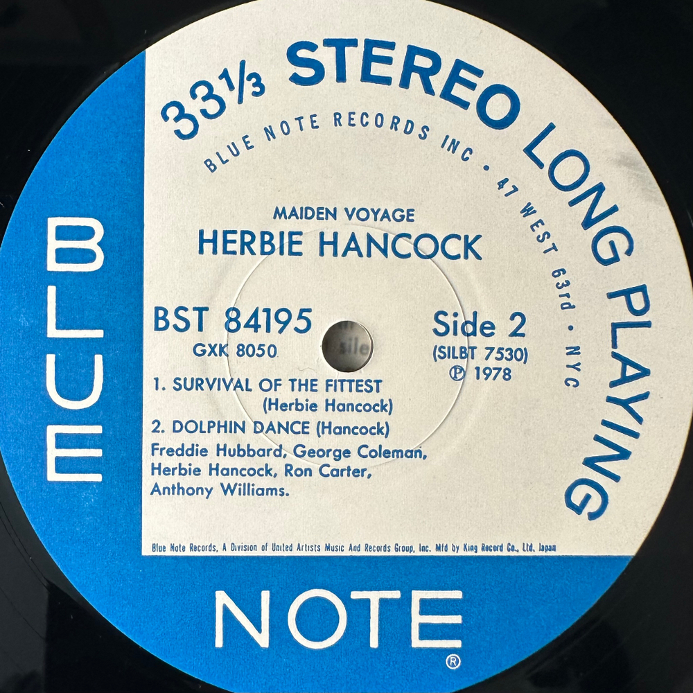 Herbie Hancock ‎– Maiden Voyage (Япония 1978г.)