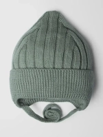 Шапка детская на завязках на осень