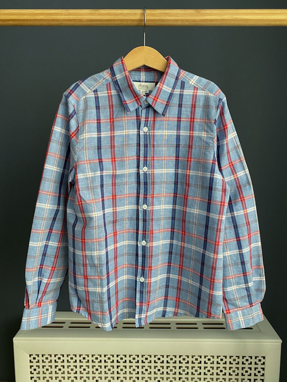 Хлопковая рубашка Bonpoint, 140