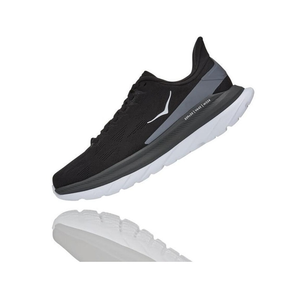 Кроссовки мужские HOKA M MACH 4 Black / Dark Shadow