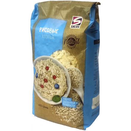 Хлопья Рисовые Salus 400 гр