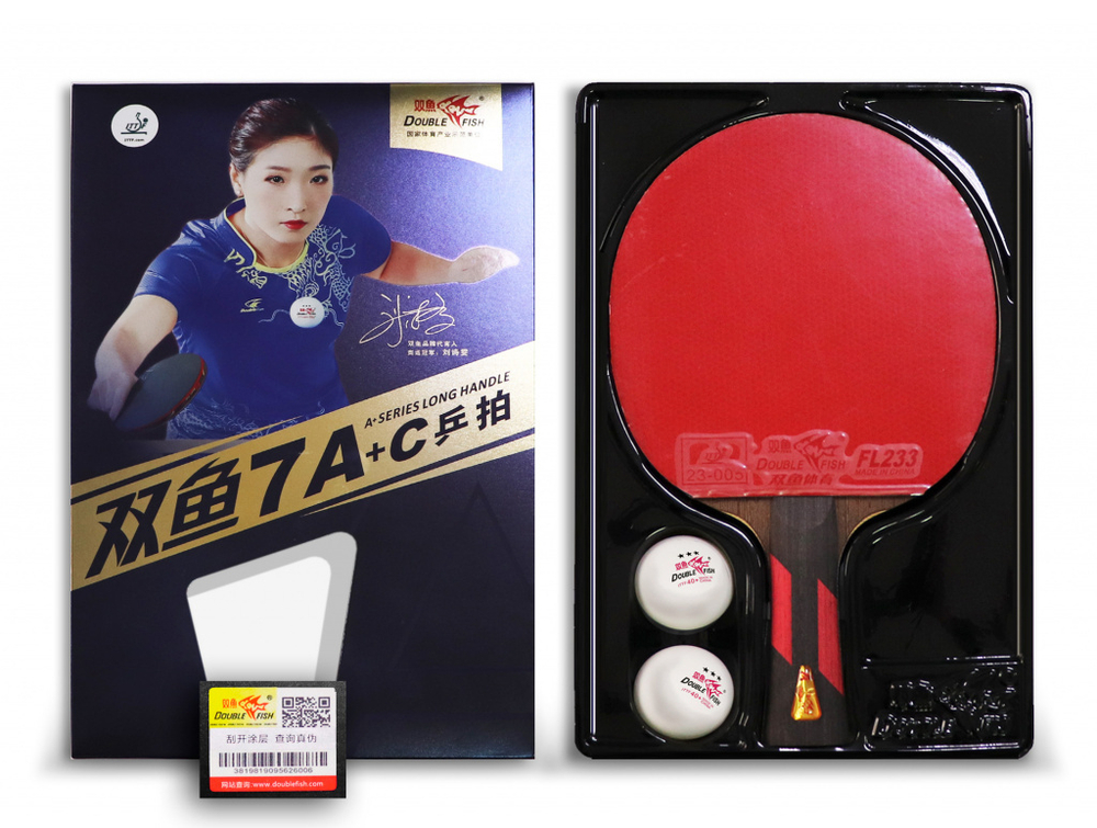 Ракетка с чехлом для н/т Double Fish (7A+C серия)