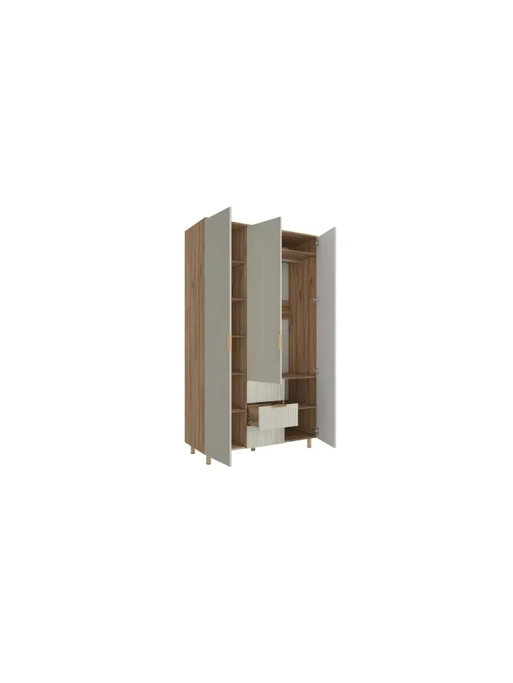 Шкаф распашной 120х50х210 с ящиками Birmingham 10