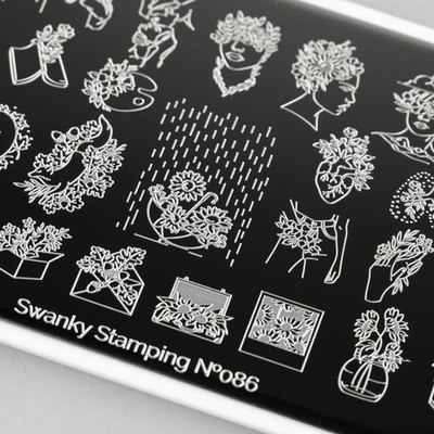 Swanky Stamping Пластина для стемпинга 086