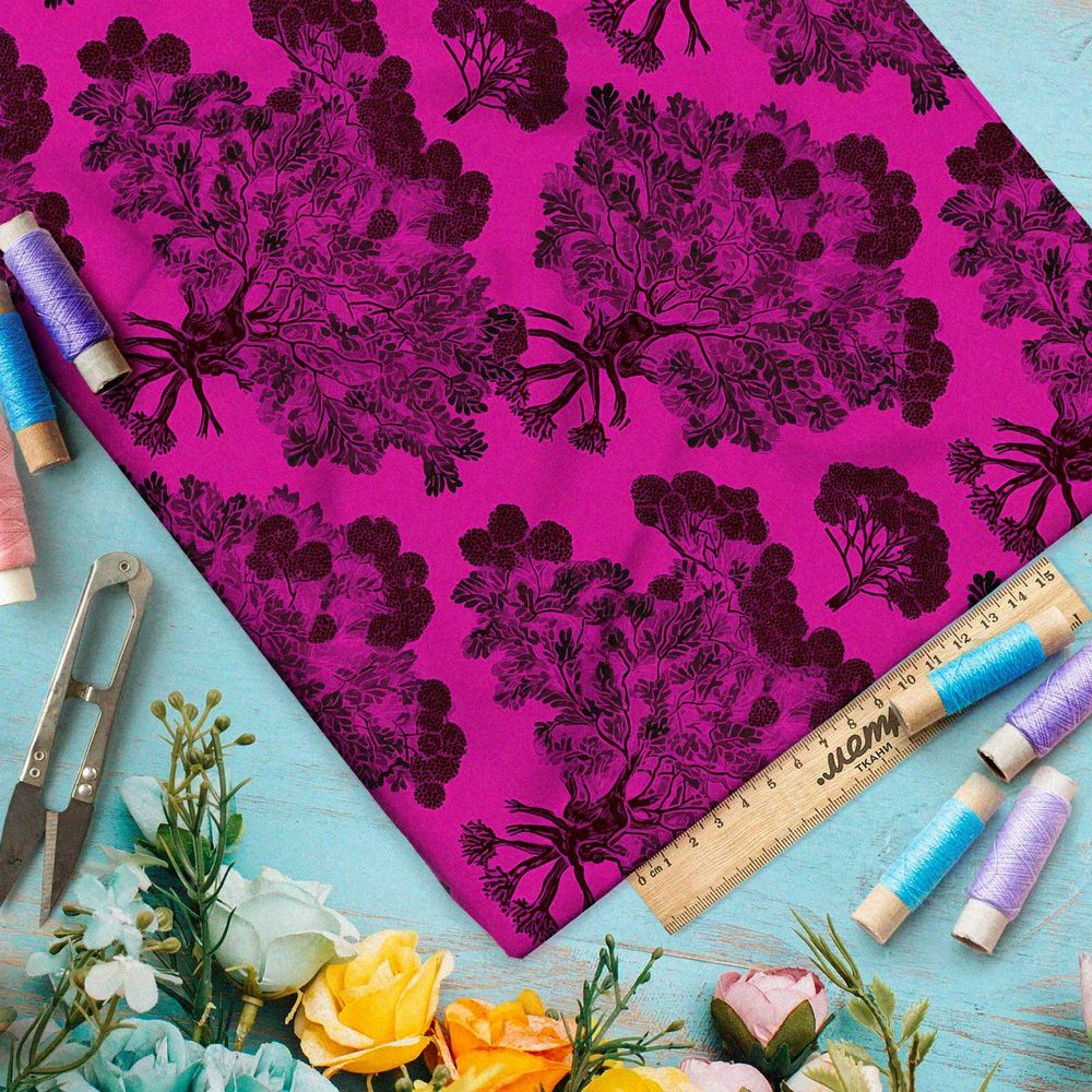 Ткань премиум бифлекс призрачные грёзы