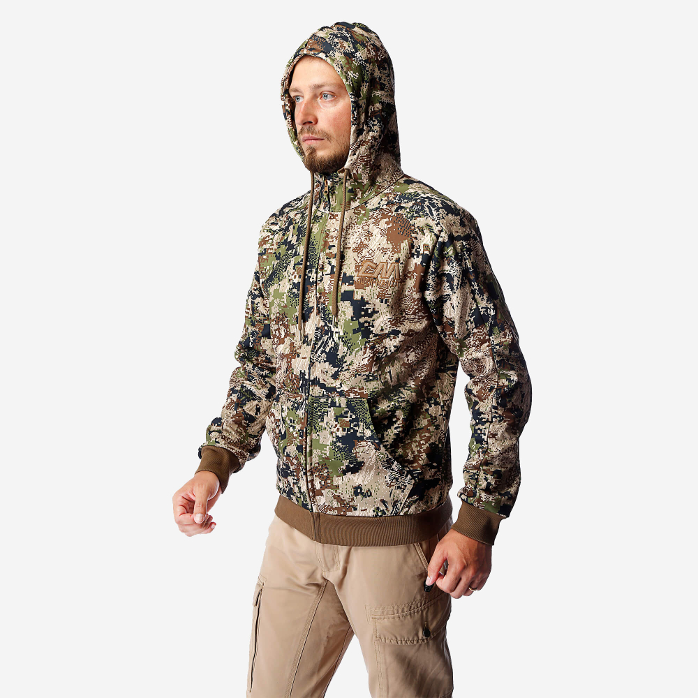 Худи (толстовка) на молнии на молнии "2Sides" цвет SL