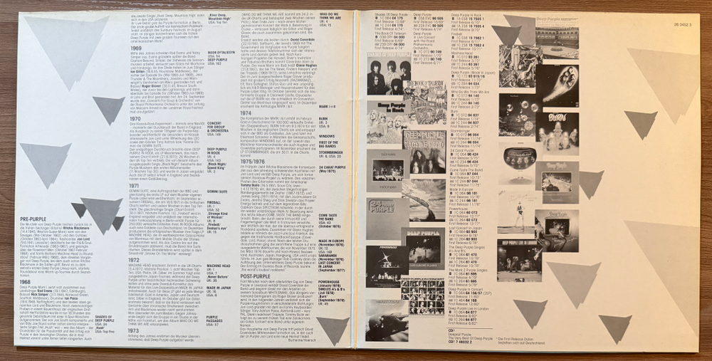 Deep Purple ‎– Greatest Purple 2LP (Европа 1985г.) Т