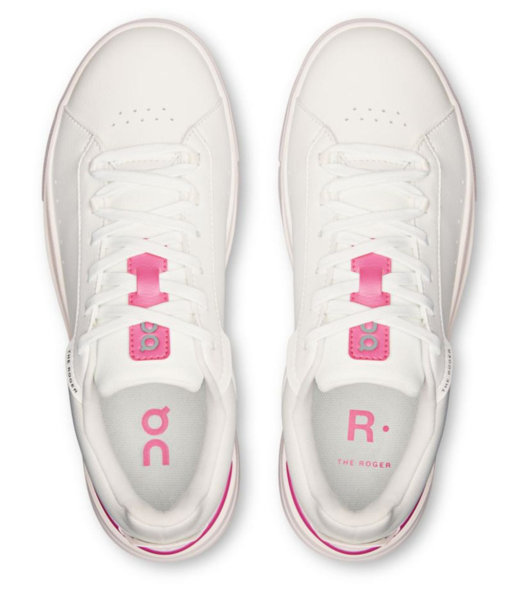 Женские кроссовки On The Roger Advantage - white/pink