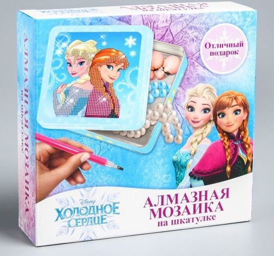 Алмазная мозаика на шкатулке Киса, Коты аристократы, 14 * 13,6 см