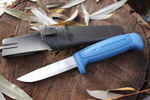 Нож Morakniv Basic 546 нержавеющая сталь, синяя ручка 12241