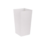 Кашпо напольное Ротанг (220х410мм) (белый) (комплект 7 шт)