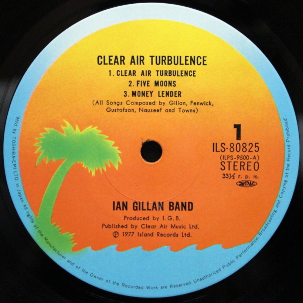 Ian Gillan Band / Clear Air Turbulence (LP)