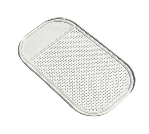 Коврик на панель приборов противоскользящий (140х80мм) прозрачный