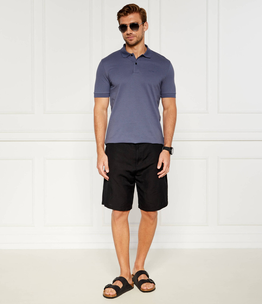 Поло Pallas BOSS BLACK - темно-синий(50468301)