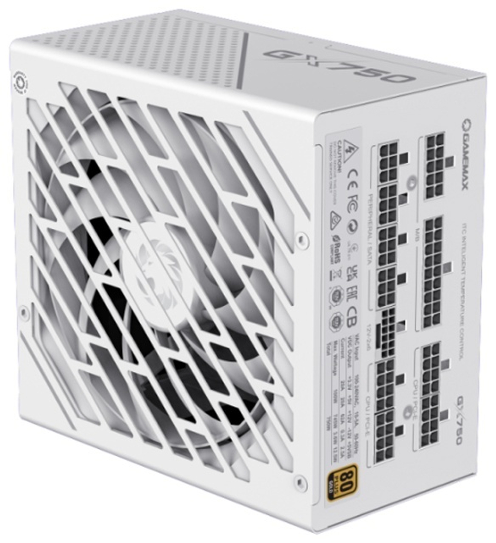 Блок питания Game Max GX-750 PRO WT PCIE 5.0 ATX 3.0 750 Вт