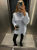 Свитер со швами наружу