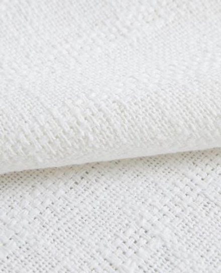 ZARA HOME ПОДСТАВКА ПОД СТОЛОВЫЕ ПРИБОРЫ ИЗО ЛЬНА, БЕЛЫЙ