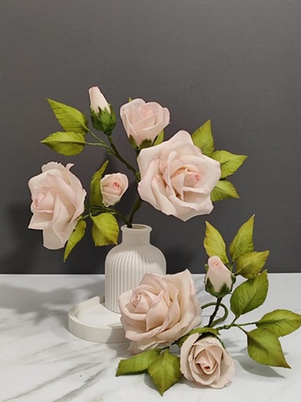 Сахарные розы "Чайно-гибридные", 5 шт