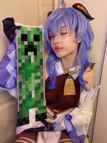 Мини дакимакура Крипер из Майнкрафт | Minecraft арт. M0700, 60х20 см