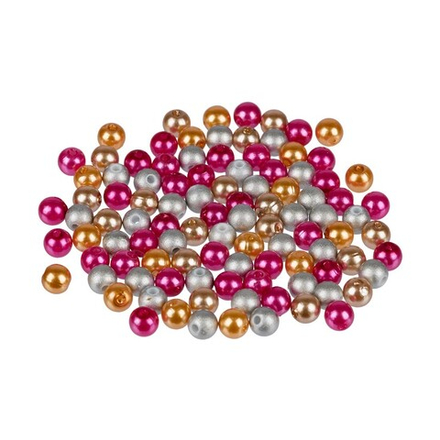 Бусина "Zlatka" MIX №03 пластик, 6 мм 10 г