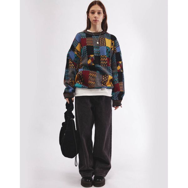 Сумка Кросс-боди вельветовая черная - фото 3