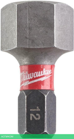 Бита Milwaukee Shockwave Hex12 25 мм 2шт (4932430900)