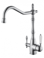 Смеситель для кухни c подключением фильтра WONZON & WOGHAND, Хром (WW-88458006-CR)