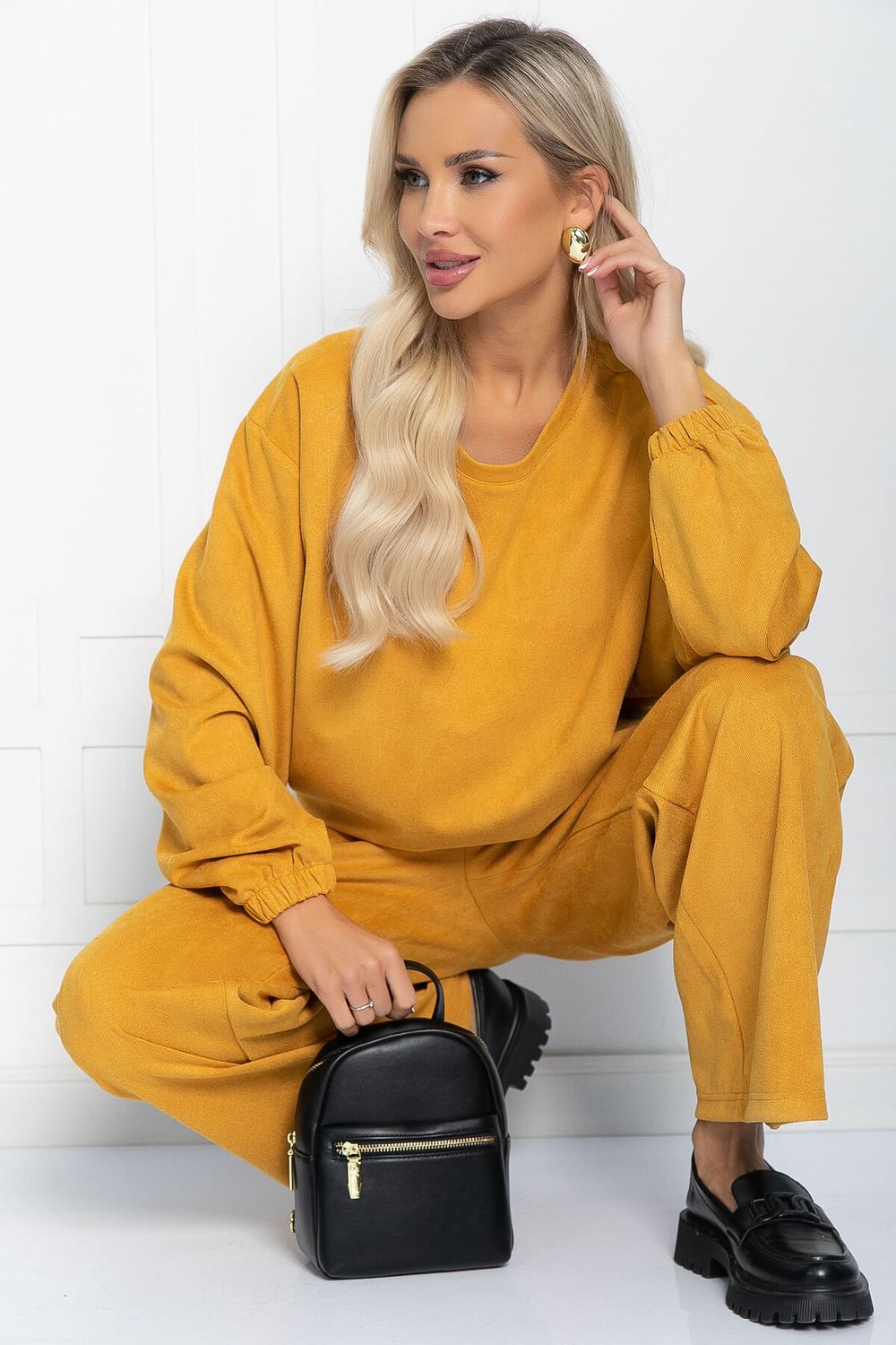 Костюм Бэрри (горчица) К11581 LT Collection