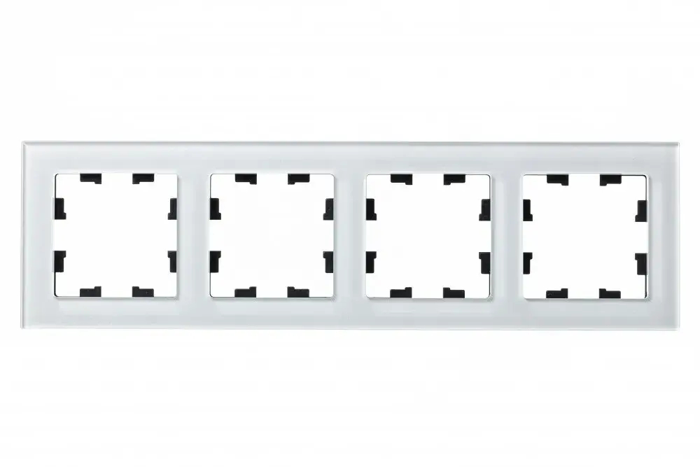 ATLASDESIGN NATURE 4-постовая РАМКА, ОРГАНИЧЕСКОЕ СТЕКЛО БЕЛЫЙ