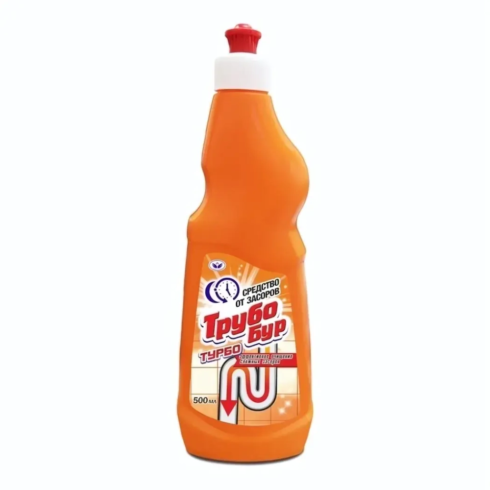 Средство для чистки канализ. труб Трубобур Турбо 500 мл