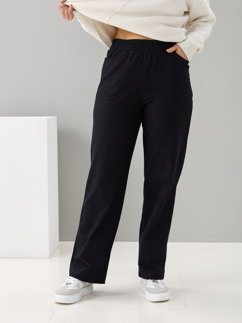 Брюки Бджн-129/джинс-черный