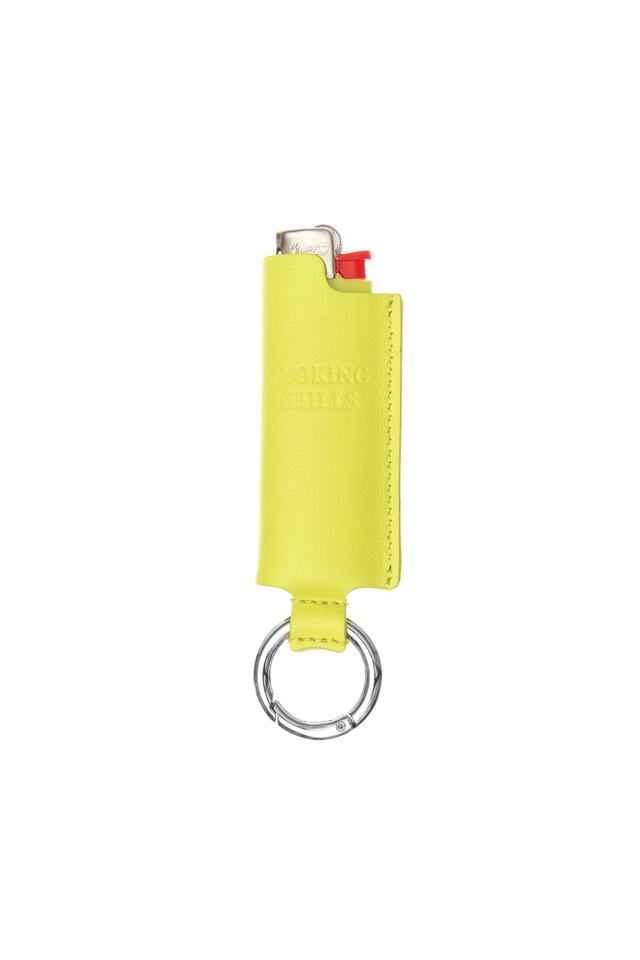 Leather Lighter Case LIME