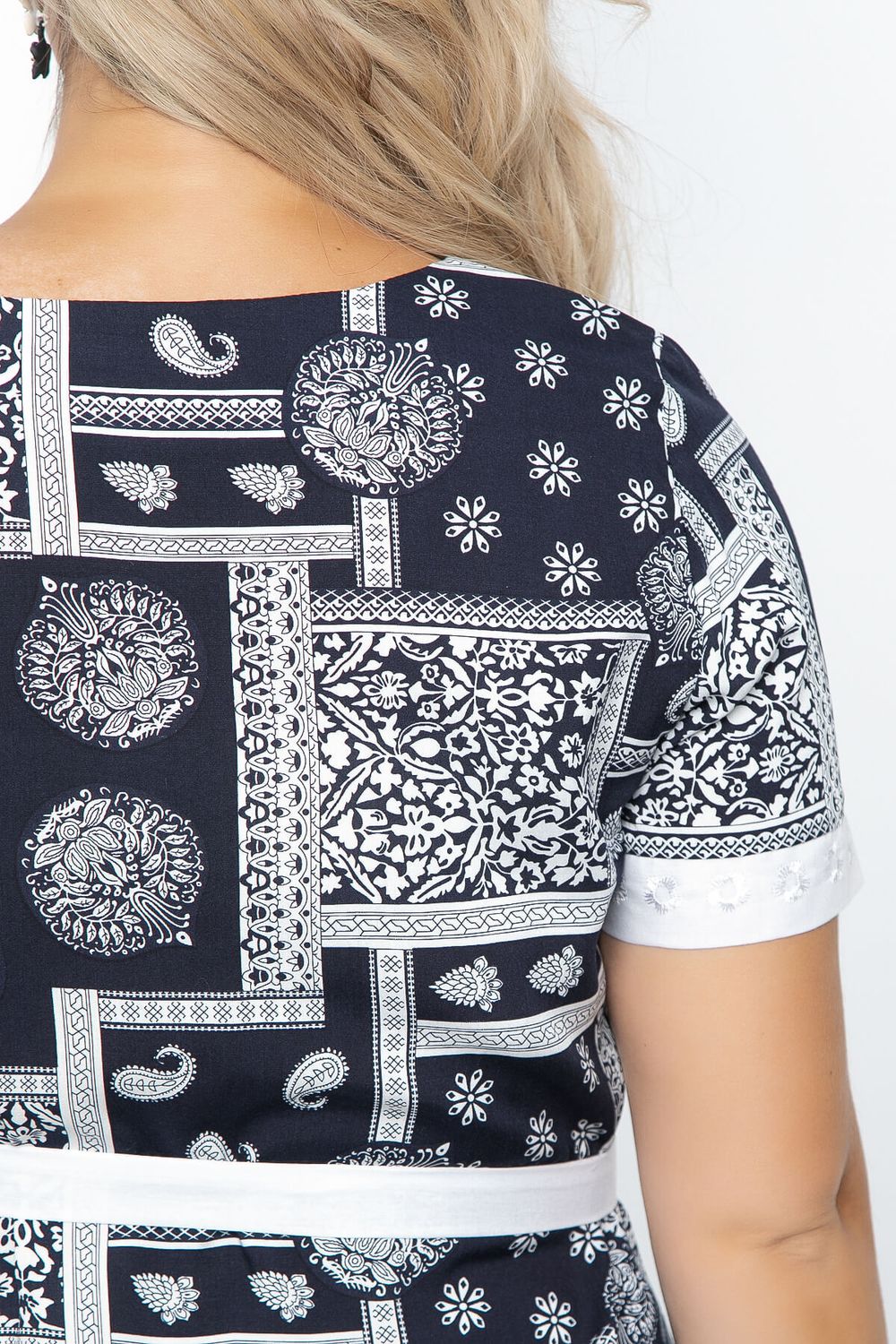 Платье "Иола" (блю энд вайт) П5621 LT Collection