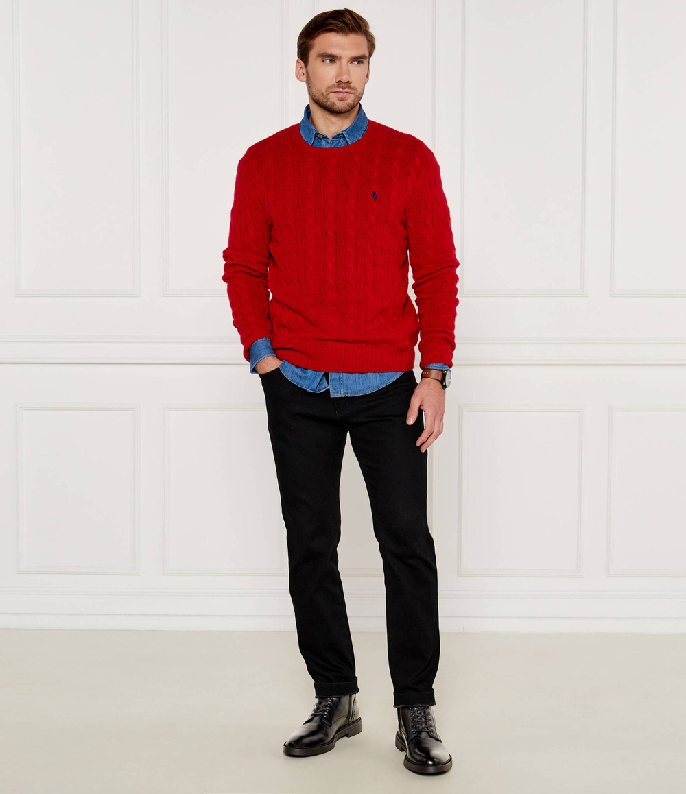 Кожаные высокие сапоги Calev BOSS BLACK - черный(50529253)