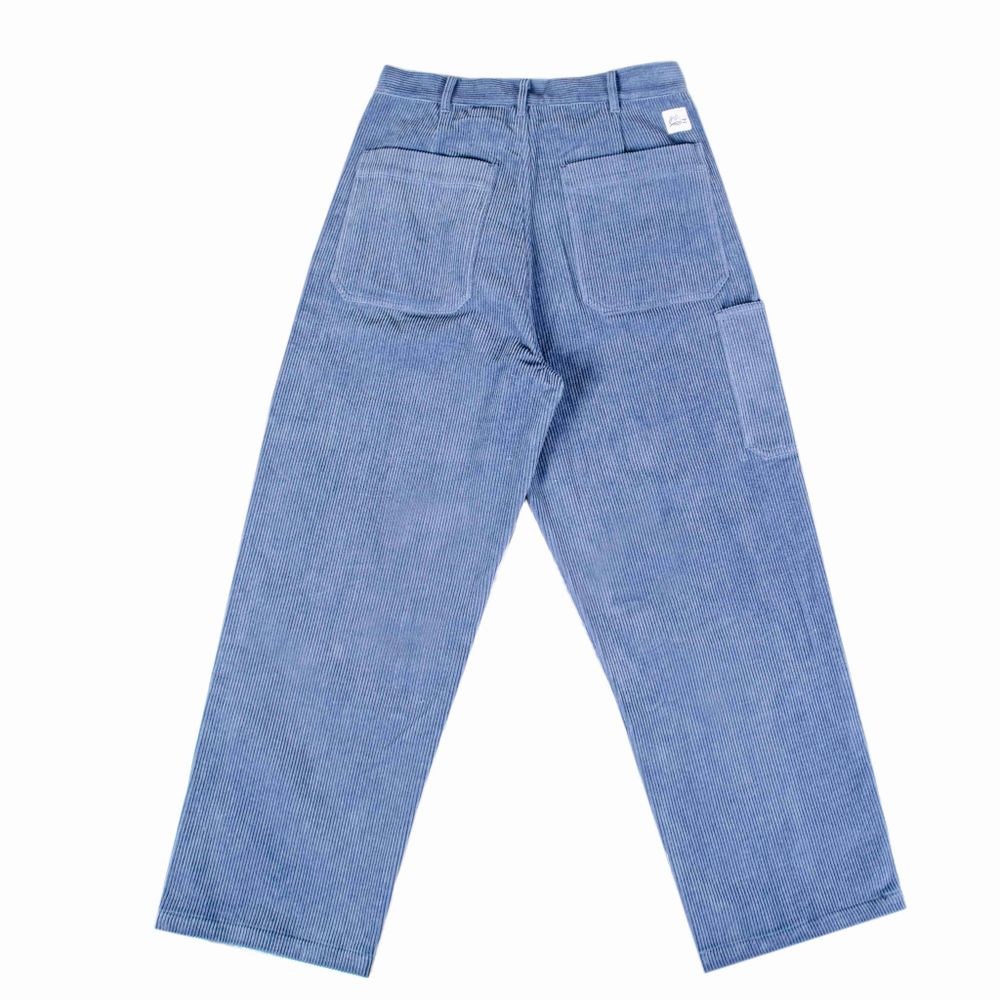 Брюки Cord work pants blue