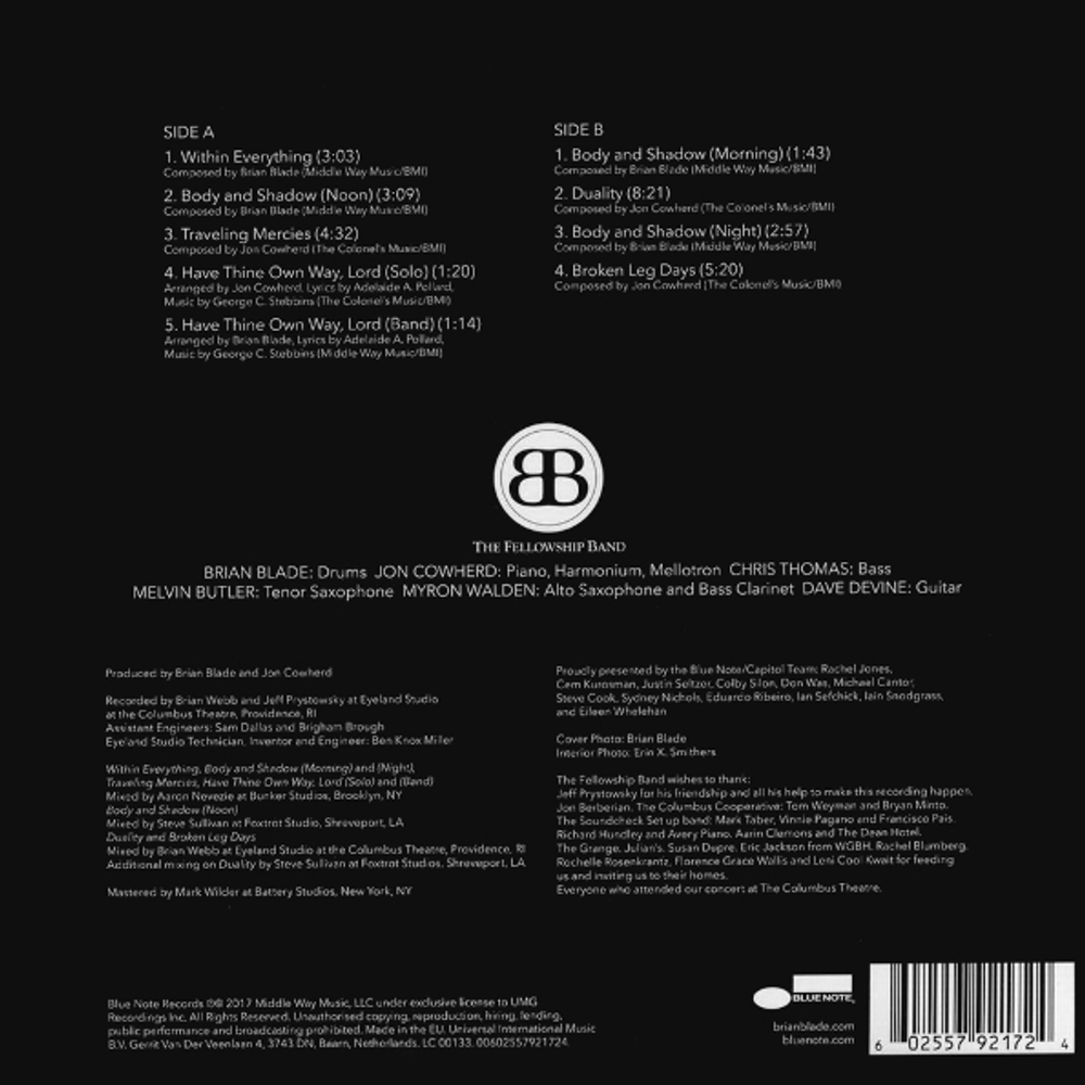 Brian Blade & The Fellowship Band / Body And Shadow (LP)