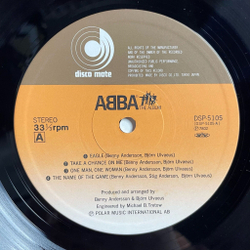 Винтажная виниловая пластинка LP ABBA The Album (Japan 1978) (Blue Red) Take A Chance On Me